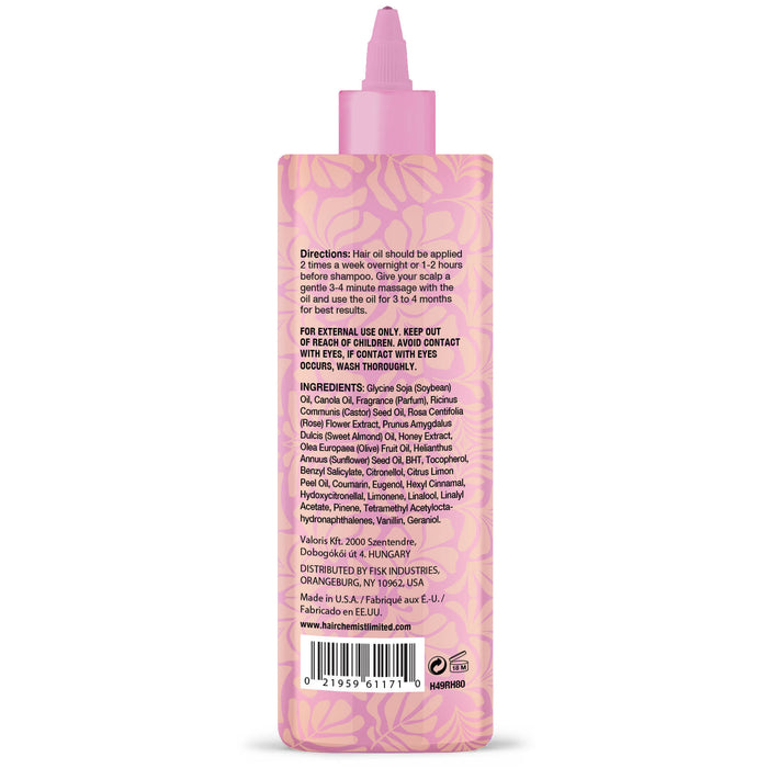 Hair Chemist Rose & Honey Hair Oil 8 oz.