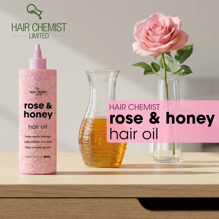 Hair Chemist Rose & Honey Hair Oil 8 oz.