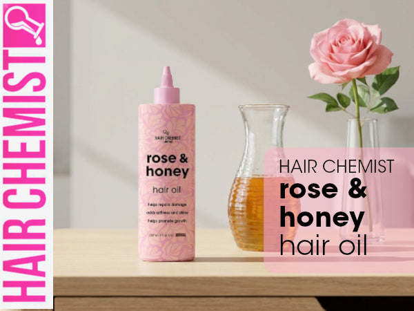 Hair Chemist Rose & Honey Hair Oil 8 oz.