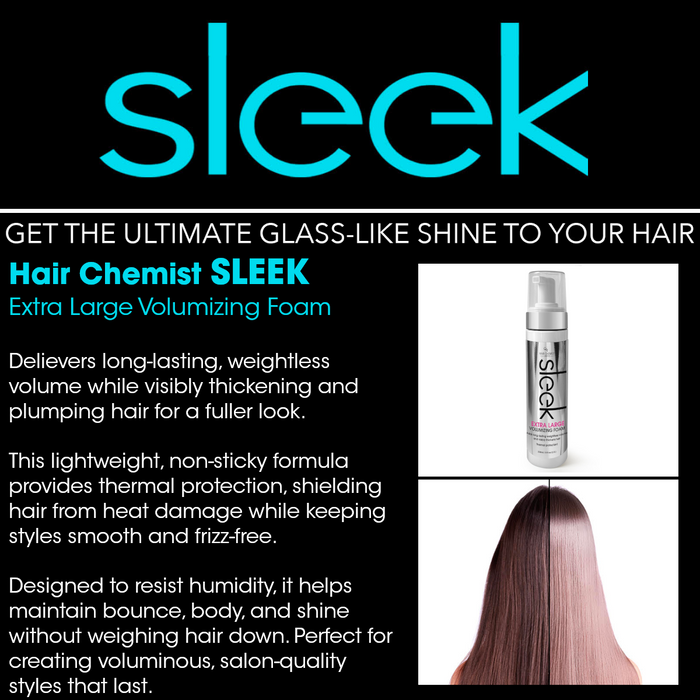 Hair Chemist SLEEK Extra Large Volumizing Foam 8 oz.