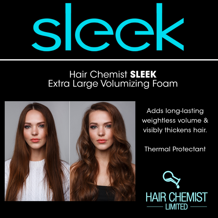 Hair Chemist SLEEK Extra Large Volumizing Foam 8 oz.