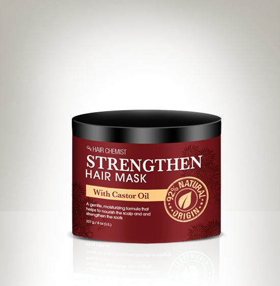 Hair Chemist Strengthen Hair Mask with Castor Oil 8 oz.
