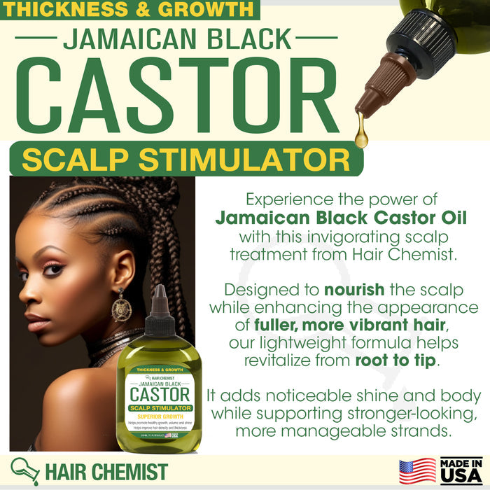 Hair Chemist Superior Growth Jamaican Black Castor Oil Scalp Stimulator 7.1 oz.