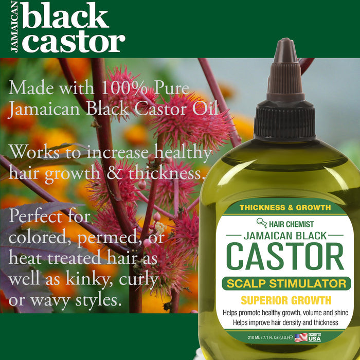 Hair Chemist Superior Growth Jamaican Black Castor Oil Scalp Stimulator 7.1 oz.