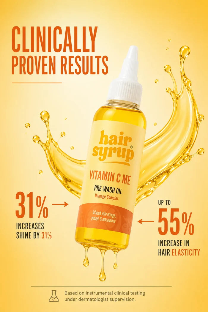 Hair Syrup Vitamin C Me Pre Wash Hair Oil 100ml