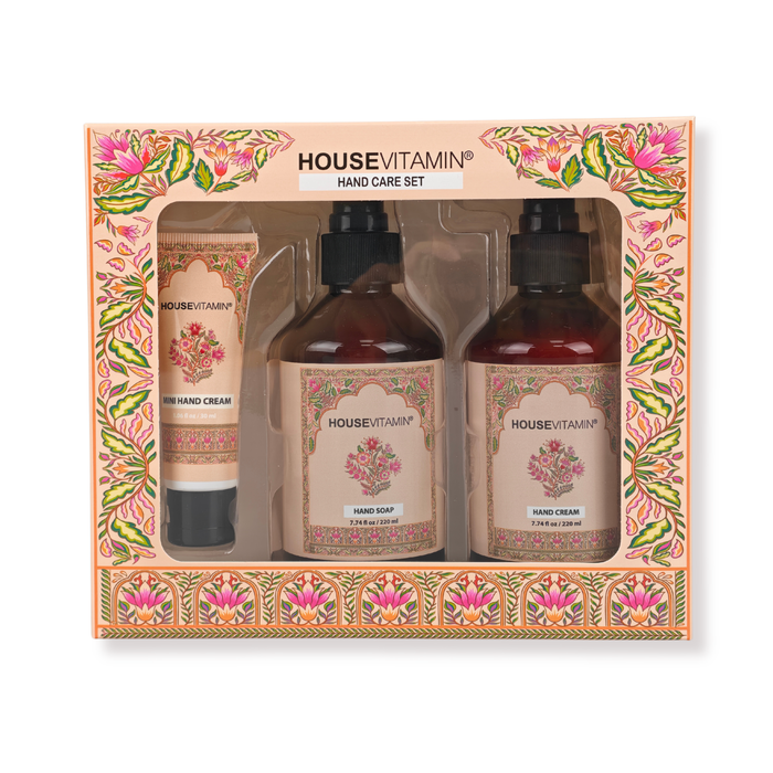 Hand Verzorging Gift Set - Vegan Handzeep | Handcreme - Amber