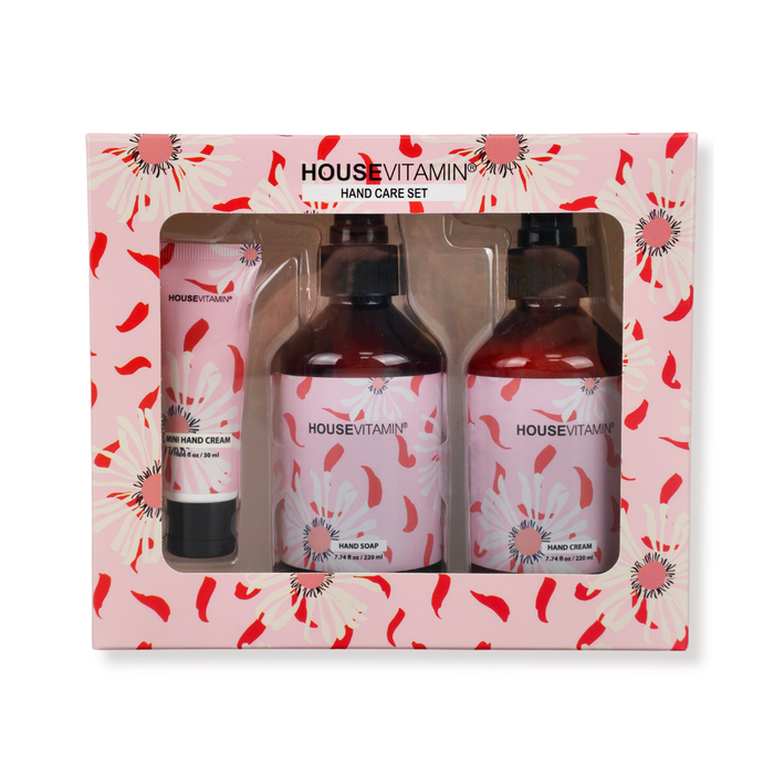 Hand Verzorging Gift Set - Vegan Handzeep | Handcreme - Bloemig