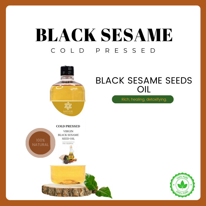 HERITAGE | Cold Pressed Black Sesame Seeds | Ancient | Pure | Unrefined