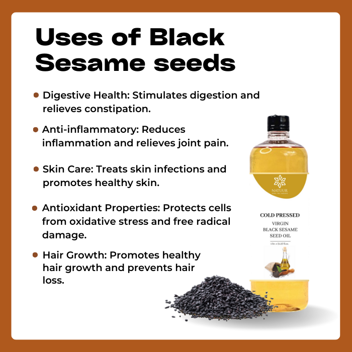 HERITAGE | Cold Pressed Black Sesame Seeds | Ancient | Pure | Unrefined
