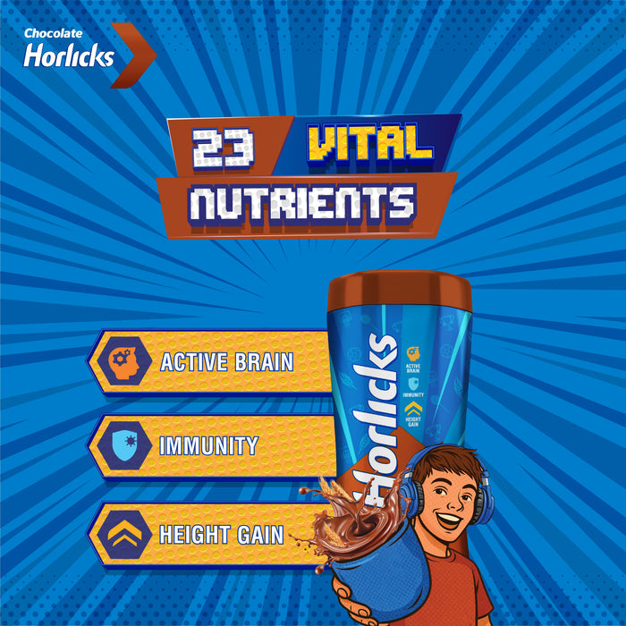 Horlicks Chocolate Flavour Jar 500g (Powder Drink)