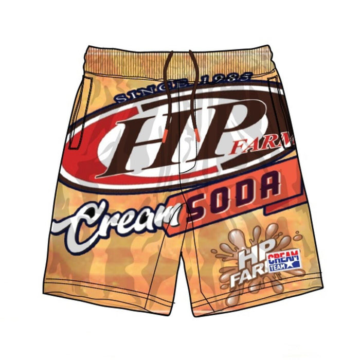 HP FARMS CREAM WRAP KNIT SHORT - 222-36601-CREAM