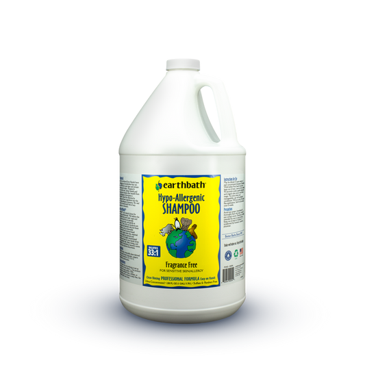earthbath® Hypo-Allergenic Shampoo, Fragrance Free, for Sensitive Skin/Allergy, Made in USA, 128 oz