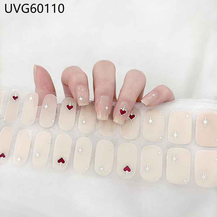ins UV gel nail sticker UVG60110