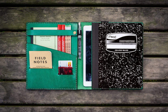 iPad Pro 11 - Pro 10.5 and B5 size Notebook Cover - Green