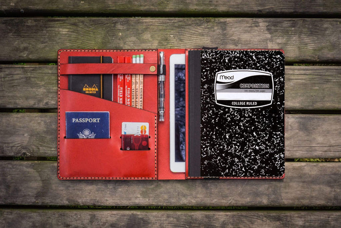 iPad Pro 11 - Pro 10.5 and B5 Size Notebook Cover - Red