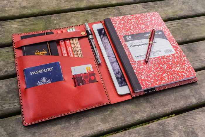 iPad Pro 11 - Pro 10.5 and B5 Size Notebook Cover - Red