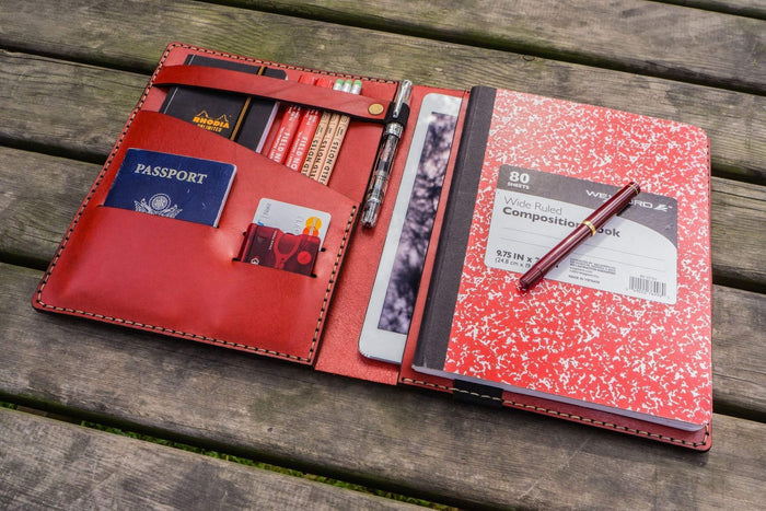 iPad Pro 11 - Pro 10.5 and B5 Size Notebook Cover - Red