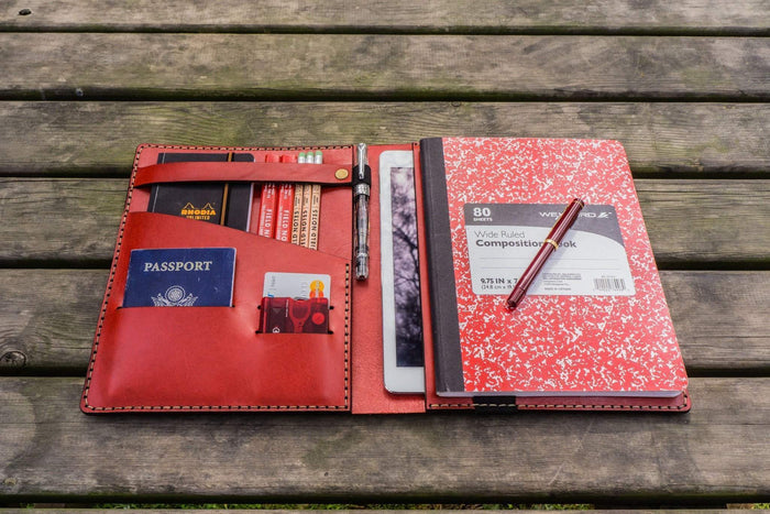 iPad Pro 11 - Pro 10.5 and B5 Size Notebook Cover - Red