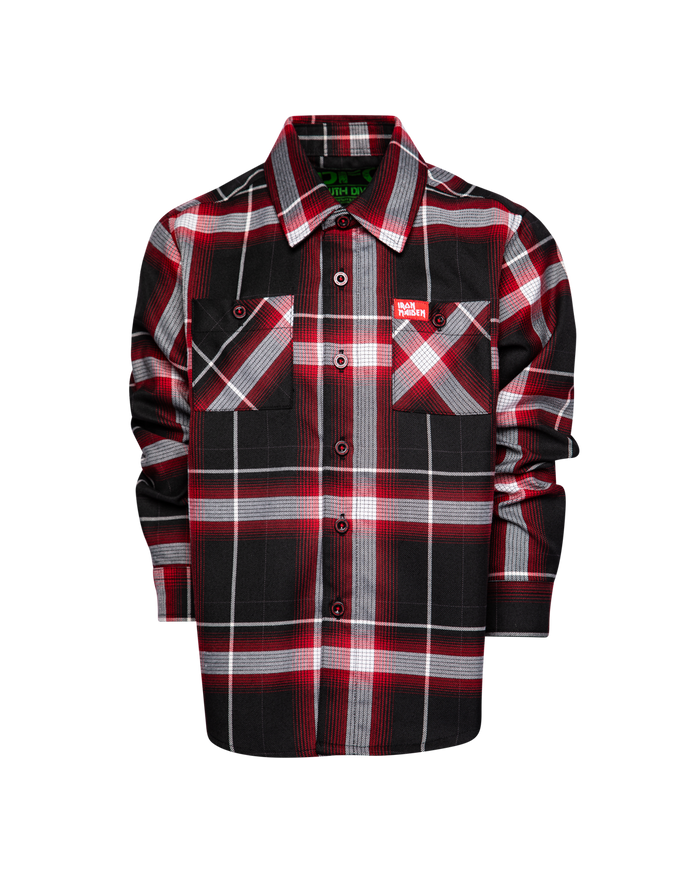 Iron Maiden 50th Anniversary Youth Flannel