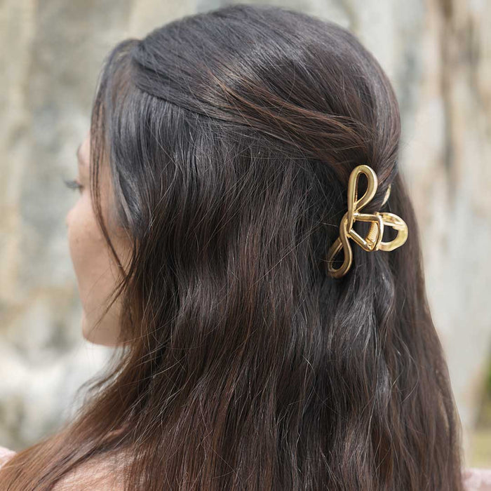 Isla Claw Clip - Gold