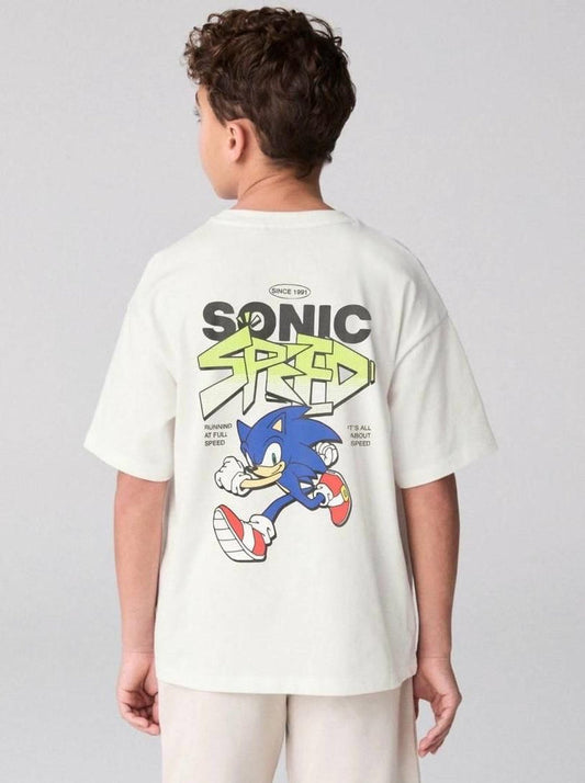 (K) BERGISS T- SHIRT - SONIC SPEED - OFF WHITE