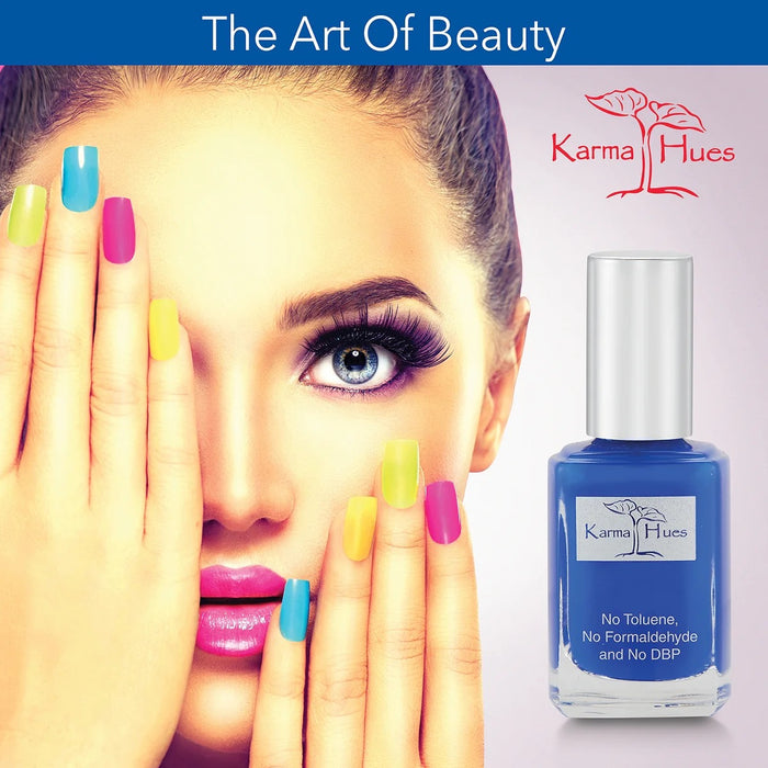 Karma Organic Spa - Peacock Blue - Nail Polish