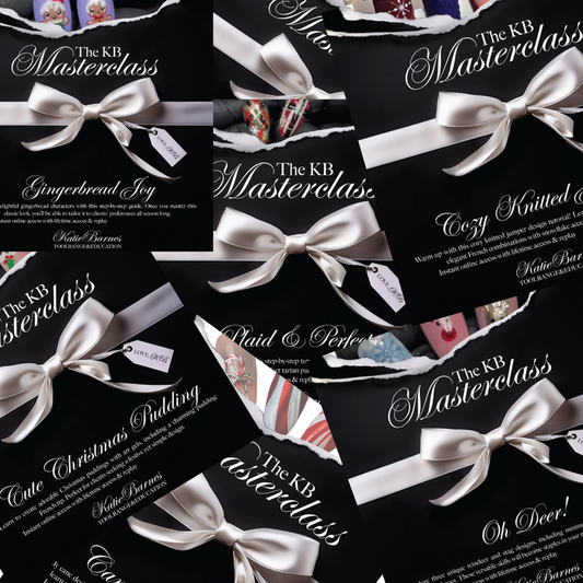 Katie Barnes Festive Edit - 12 Christmas Nail Art Masterclasses Bundle