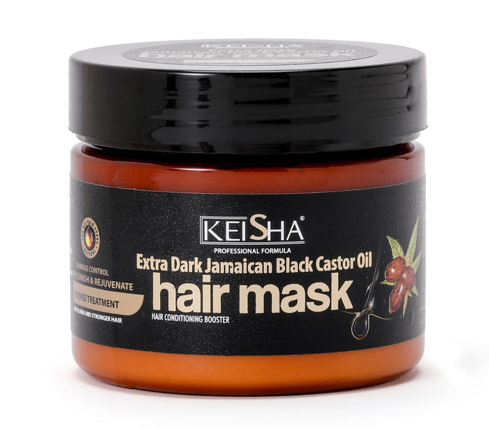 KEISHA Jamaican Black Castor Oil Hair Mask 200ml | Deep Repair, Growth & Anti Hair Fall Treatment for Dry, Damaged & Frizzy Hair