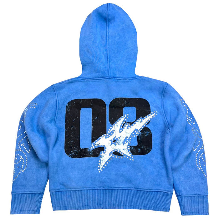 KIDS ELITE VIVID PREMIUM HEAVY GSM FLEECE SET - 4318JR - BABY BLUE