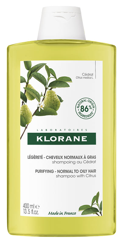 Klorane Purifying Shampoo With Citrus 400ml
