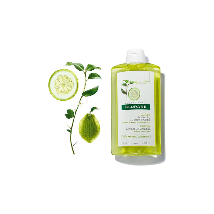 Klorane Purifying Shampoo With Citrus 400ml
