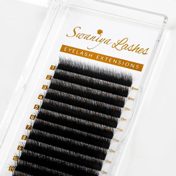 LJ / LB / LD / LC Curl Camellia Lash Extensions| Swaniya Lashes