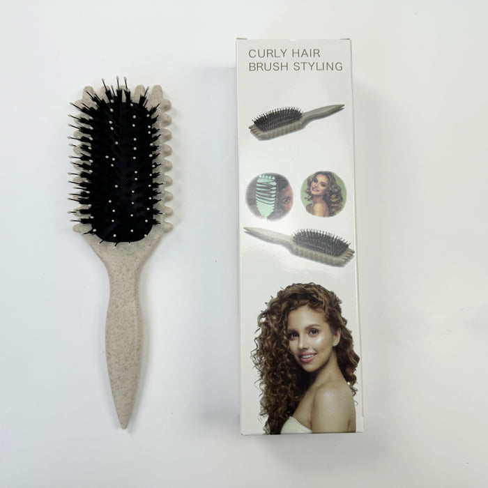 Lady Royal Flexible Boar Bristle Scalp Massage Curling Brush