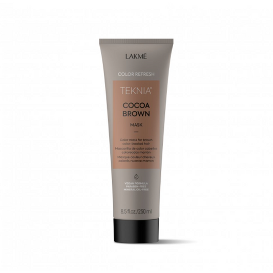 Lakme Teknia Cocoa Brown Refresh Treatment 8.4oz - Lakme | Available at Studio 360 Salon, Chatham, NJ