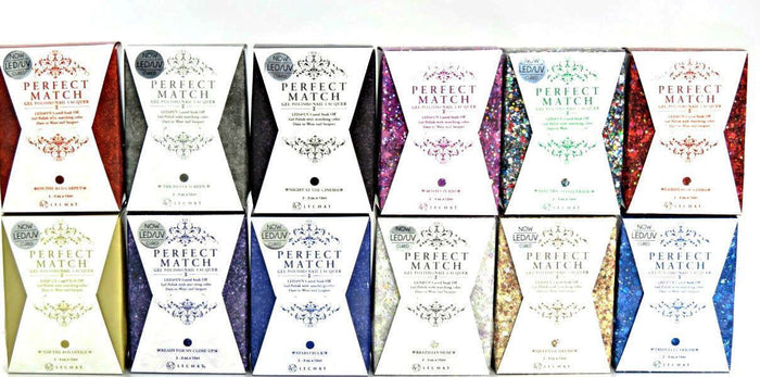 LeChat Perfect Match Gel + Matching Polish 0.5oz - Choose your colors -PMS 61-90