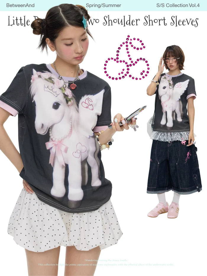 Little pony printed t-shirt