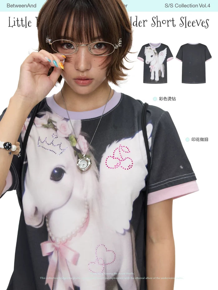 Little pony printed t-shirt