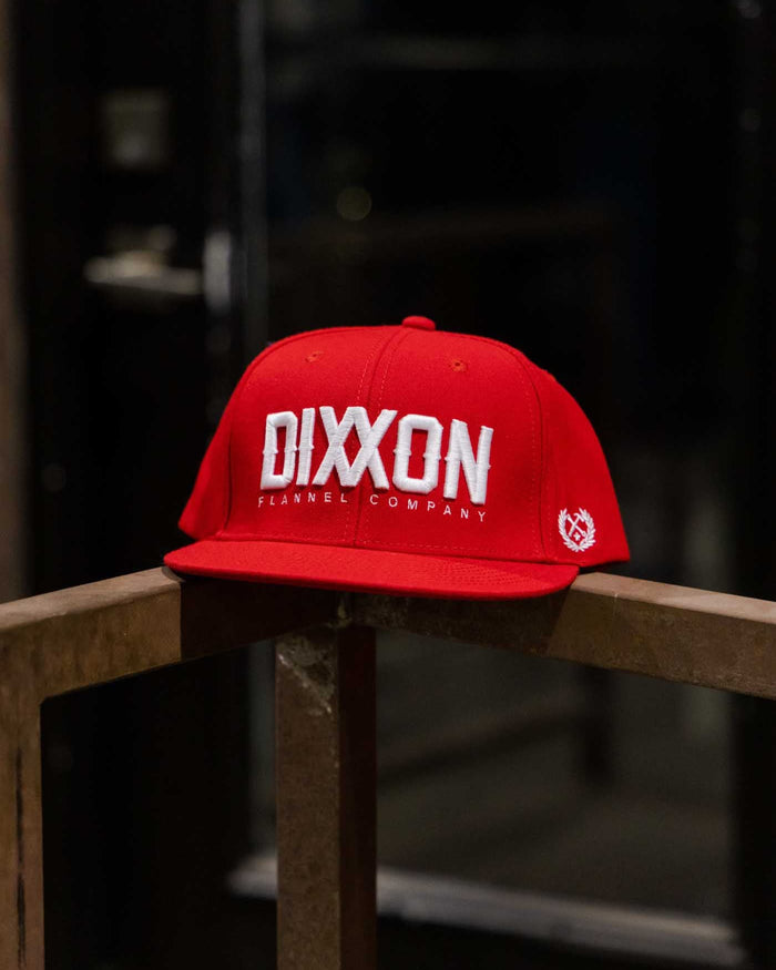 Logotype Snapback - White / Red