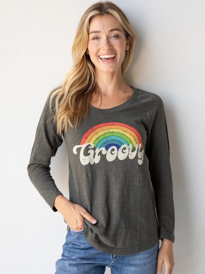 Boho Tee Shirt - Groovy-view 2