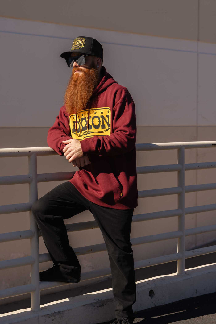 Longhorn Hood - Maroon