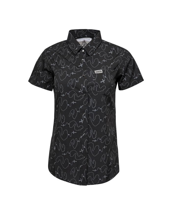 Lupe Women's Short Sleeve Party Shirt