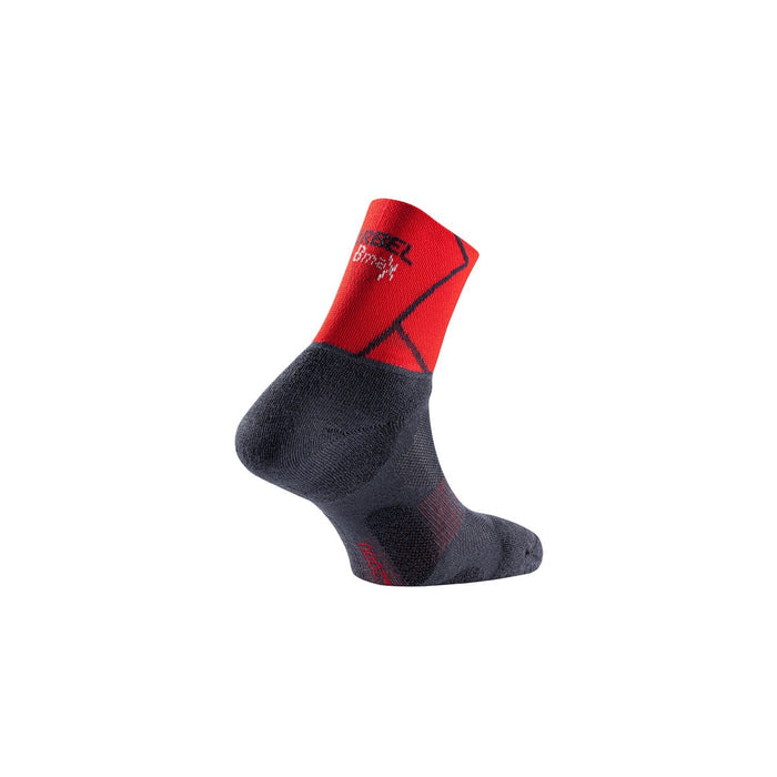 LURBEL TRACK FOUR DARK GREY & RED