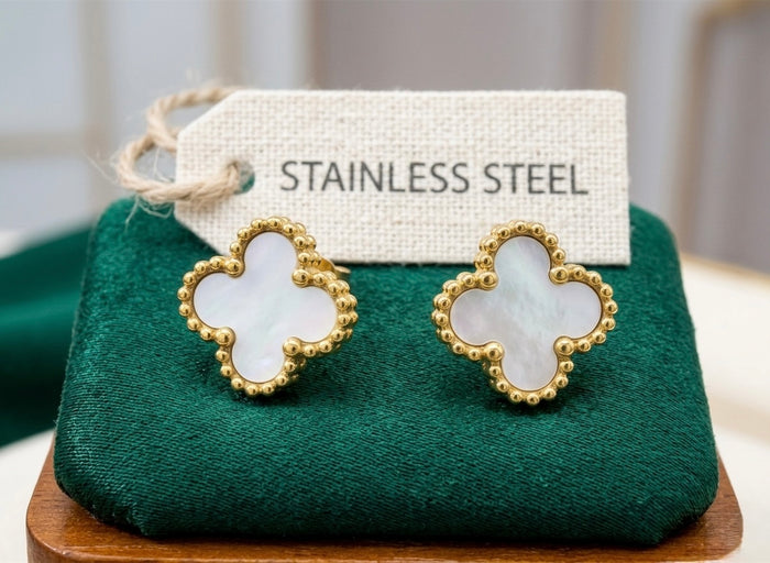 Luxury Clover Studs