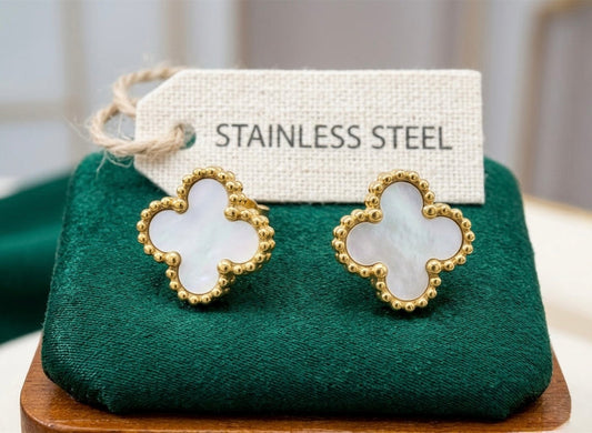 Luxury Clover Studs