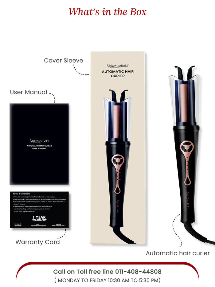 MakeMeeBold Automatic Hair Curler by  Urban Yog