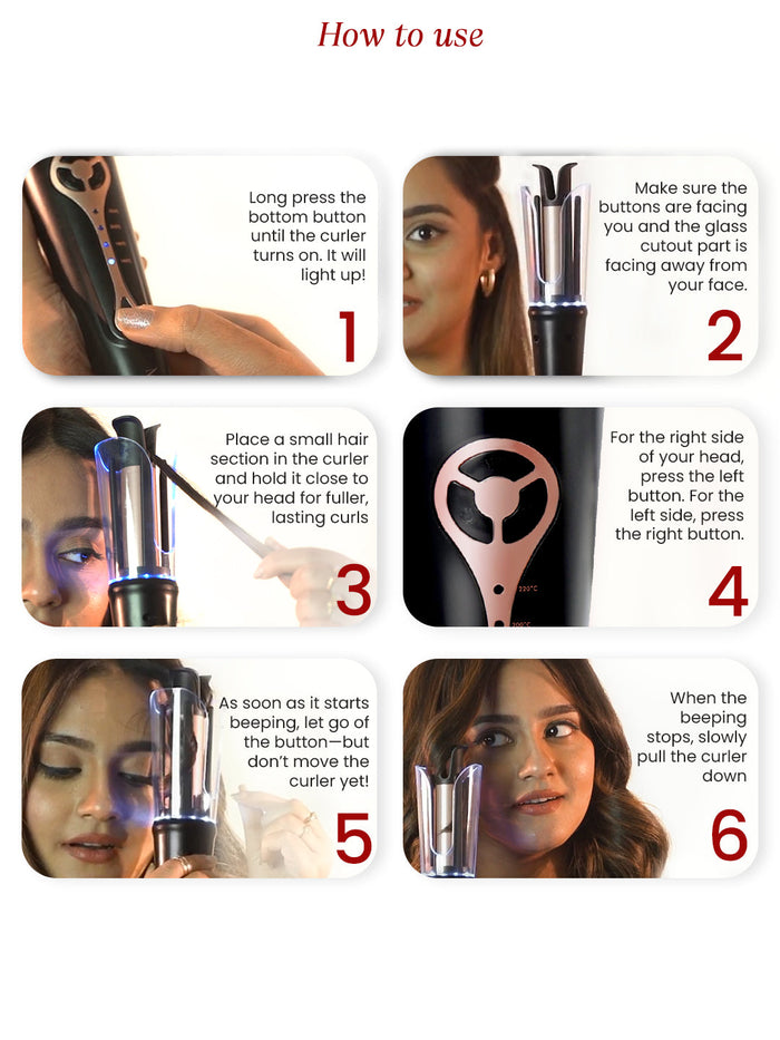 MakeMeeBold Automatic Hair Curler by  Urban Yog
