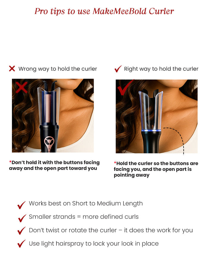 MakeMeeBold Automatic Hair Curler by  Urban Yog