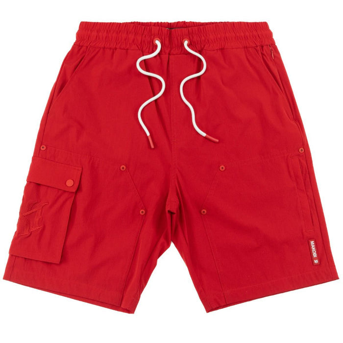 MAKOBI ADORNI NYLON SHORT - M634 - RED