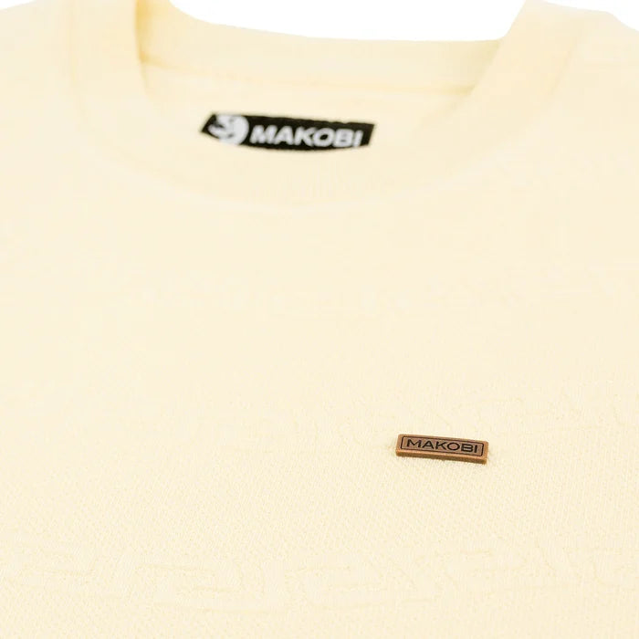 MAKOBI BIANCO CREWNICK SHIRT - M4412 - NATURAL