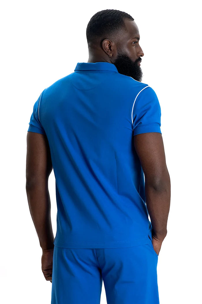 MAKOBI RICCI CORE POLO TEE - M344 - ROYAL BLUE